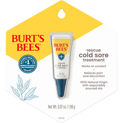 Burt's Bees front tube showing product branding and size for easy identification