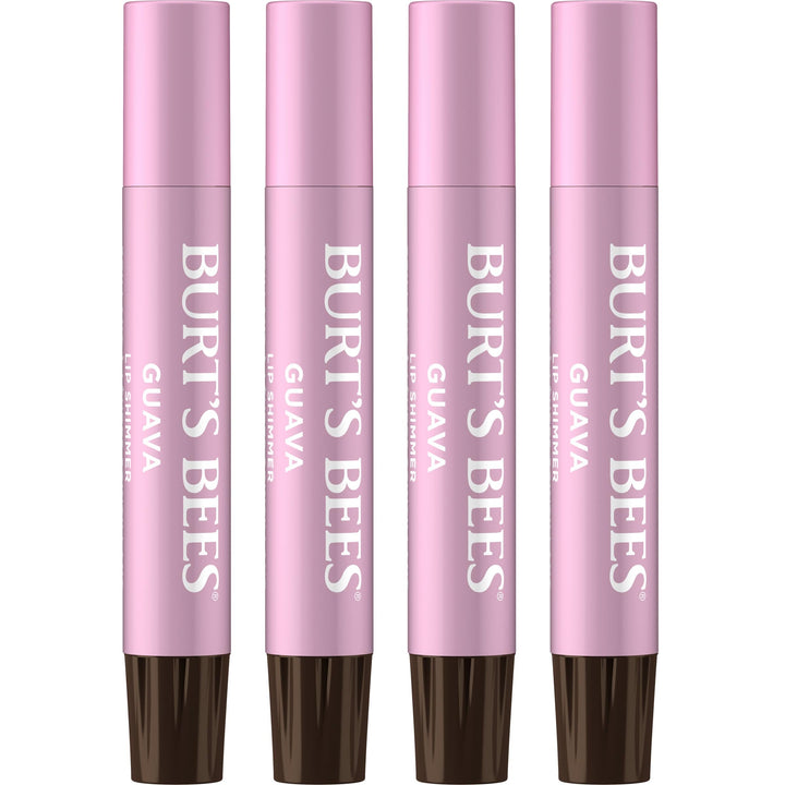Burt's Bees guava front packaging showing recyclable carton and shimmer benefit