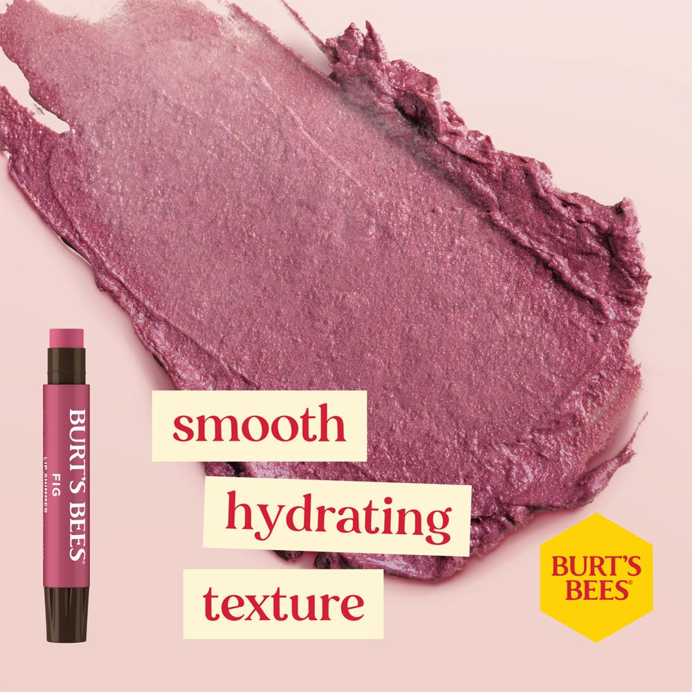 Burt's Bees hand cream tube detail showing quick-absorbing moisture benefit