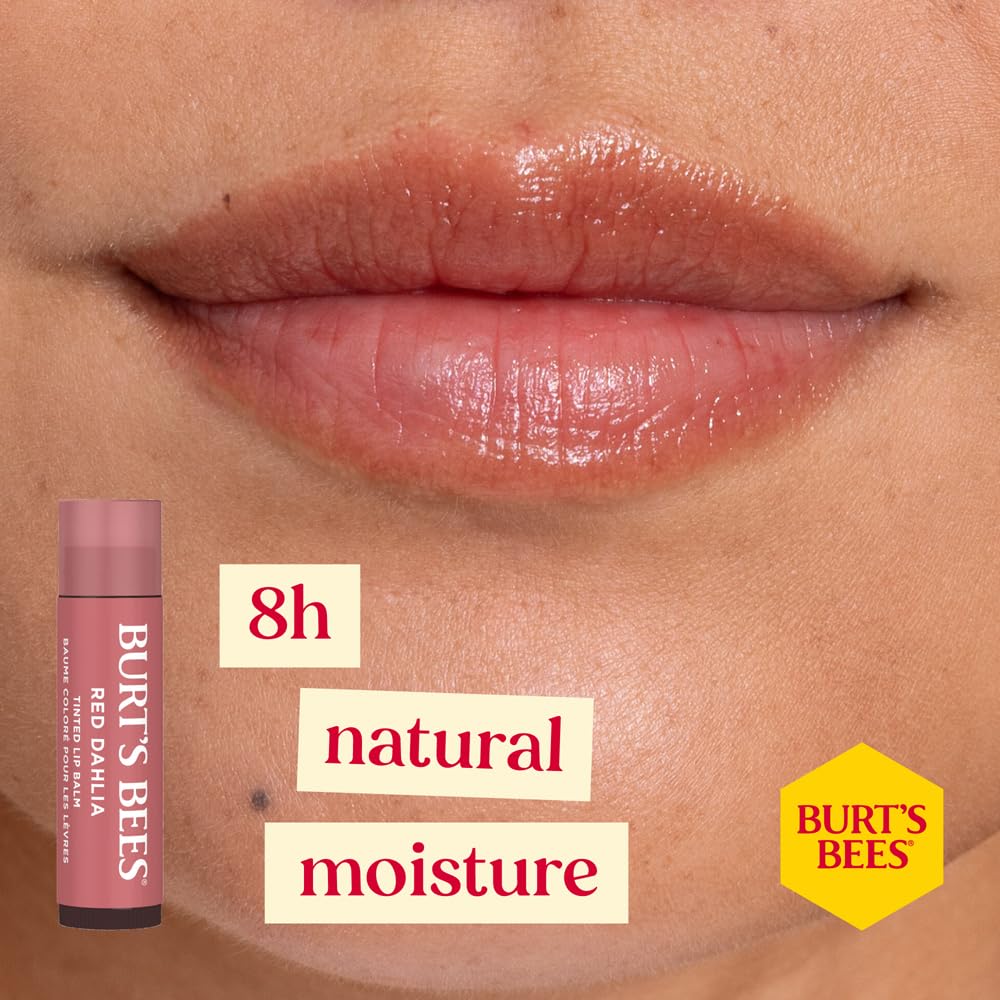 Burt's Bees ingredients label close-up showing natural ingredient transparency benefit