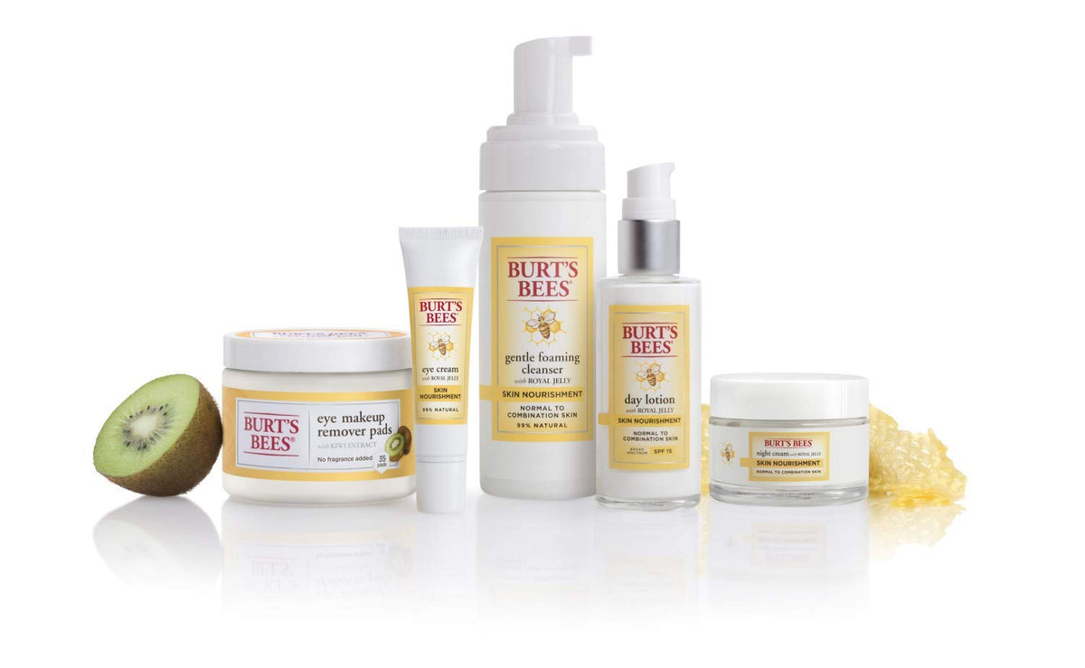 Burt's Bees back label ingredients list showing clean formulation