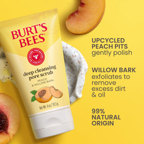 Burt's Bees product label showing willow bark ingredient details