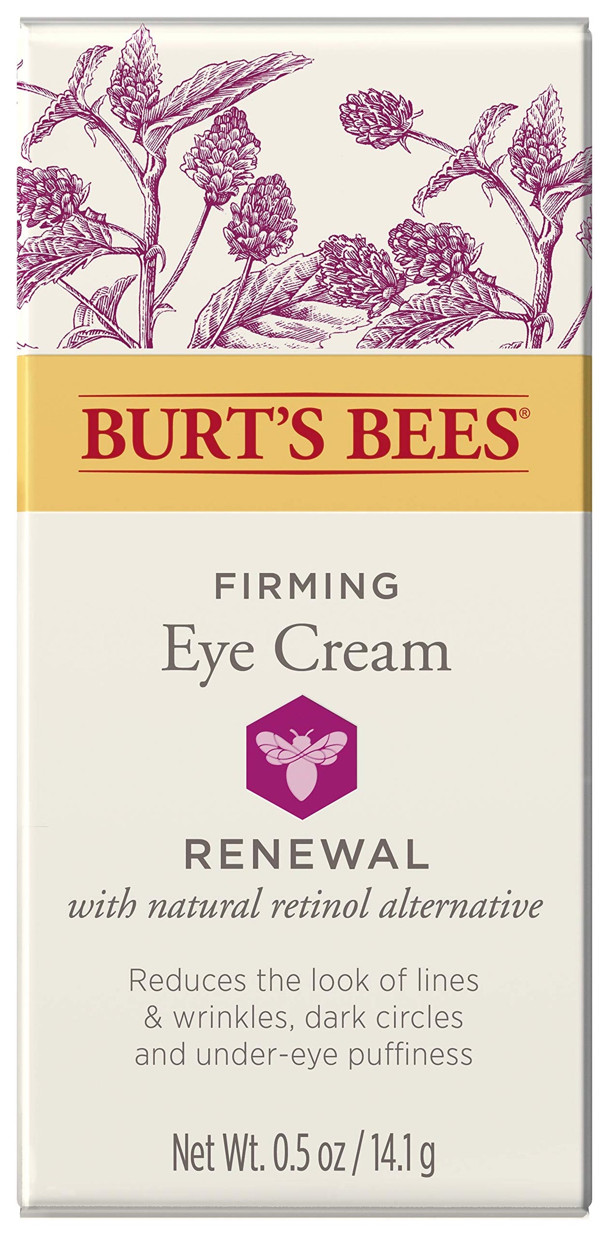Burt's Bees jar styled on bathroom shelf to show everyday lifestyle use