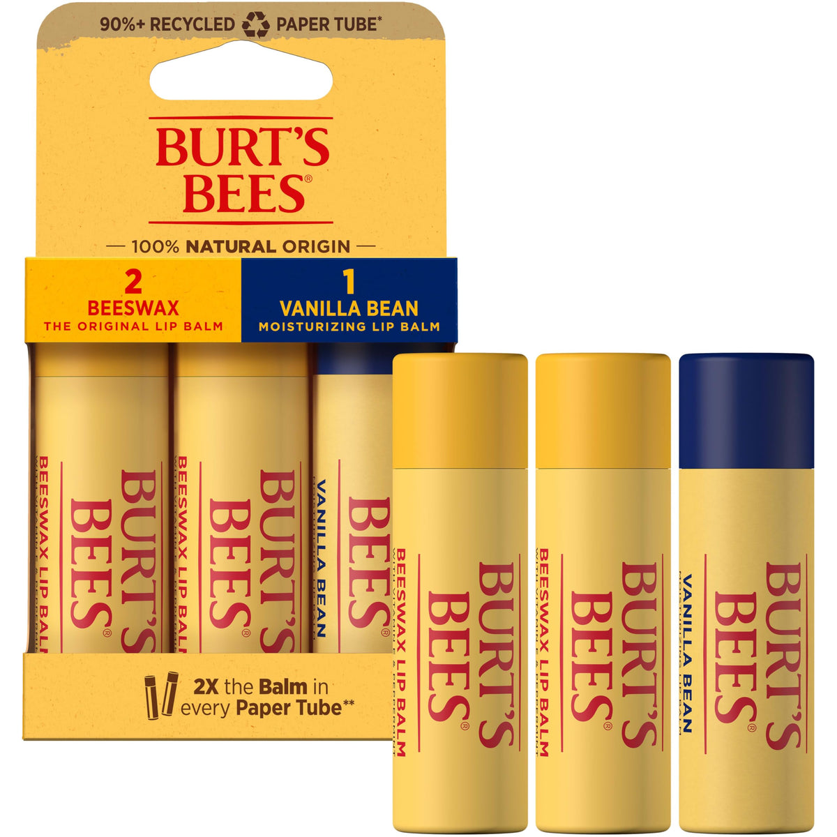 Burt's Bees tube in a purse pocket illustrating portability and on-the-go hydration
