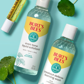 Burt's Bees in a purse pocket showing easy on-the-go access
