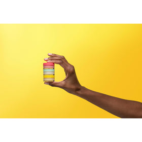Burt's Bees jars next to Terracycle box illustrating recyclable packaging