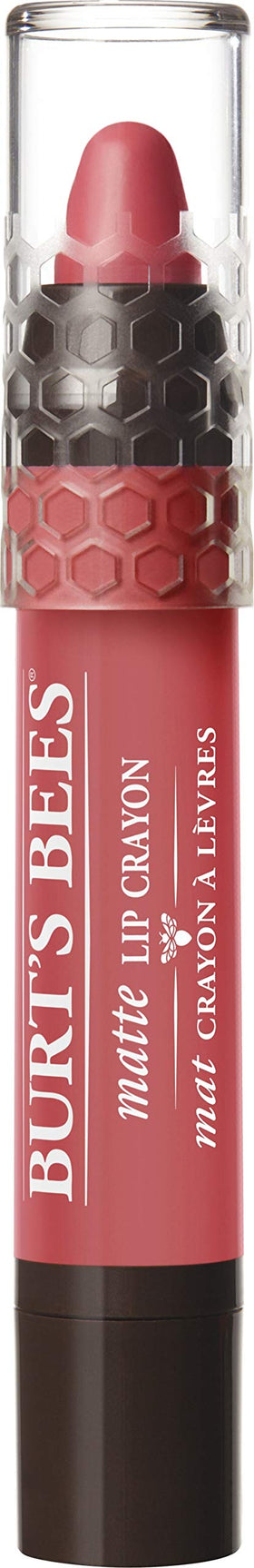 Burt's Bees swatch on arm demonstrating Niagara Overlook coral-pink payoff