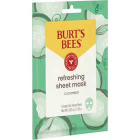 Burt's Bees open box with six masks visible for convenient multi-use benefit