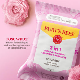 Burt's Bees open pack with resealable closure preserving moisture