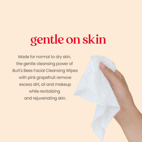 Burt's Bees packaging label highlighting natural-origin ingredients and benefits