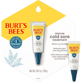 Burt's Bees packaging styled with natural elements to emphasize plant-based origin