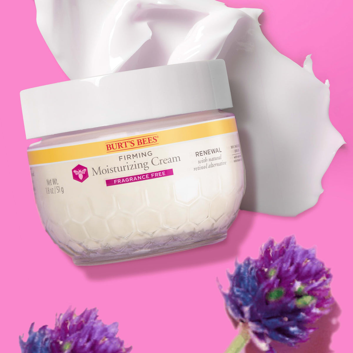 Burt's Bees ingredient bakuchiol visual emphasizing natural retinol alternative benefit