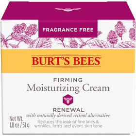 Burt's Bees packaging side view showing recyclable-friendly design benefit