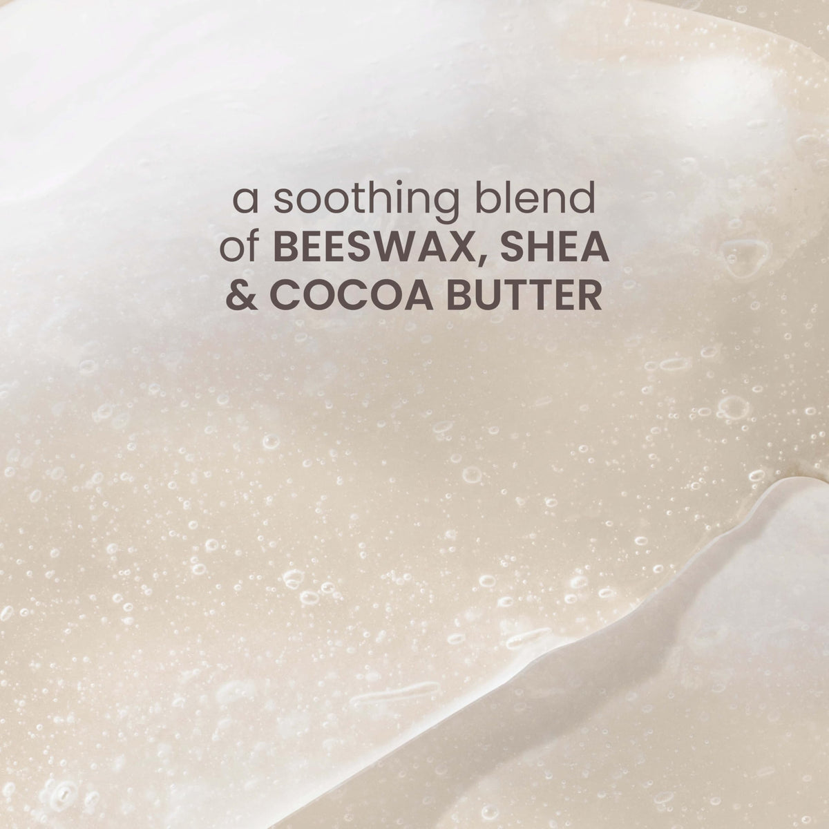 Burt's Bees ingredients label highlighting natural-origin components and clean formula