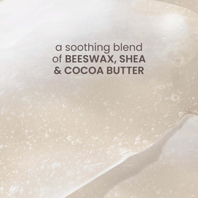Burt's Bees ingredients label highlighting natural-origin components and clean formula