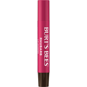 Burt's Bees open stick showing creamy texture and easy glide moisturizing benefits