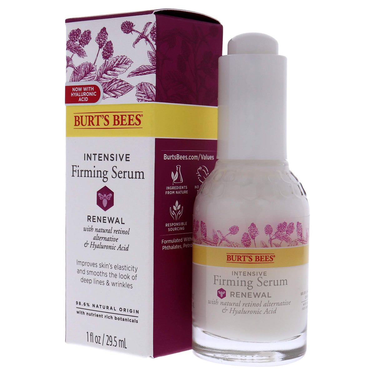 Burt's Bees white hibiscus bloom ingredient close-up for smoothing skin
