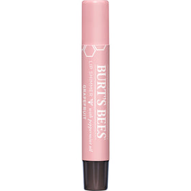 Burt's Bees single tube close-up showing shimmer and moisturizing texture