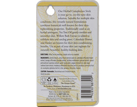 Burt's Bees stick texture close-up demonstrating creamy blendability for natural coverage