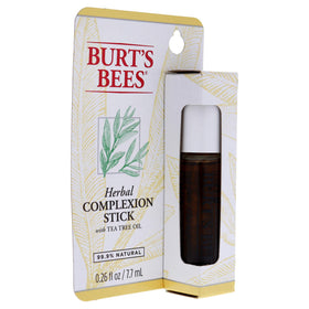Burt's Bees texture on skin showing quick-absorbing botanical formula