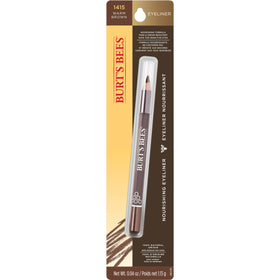 Burt's Bees cedar wood pencil detail highlighting responsibly sourced materials and feel