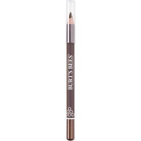 Burt's Bees pencil beside contact lens case indicating safe use for contact wearers
