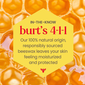 Burt's Bees on dresser styled with flowers for everyday lifestyle use