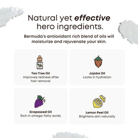 Bushbalm used on bikini line illustrating targeted treatment and smoother skin