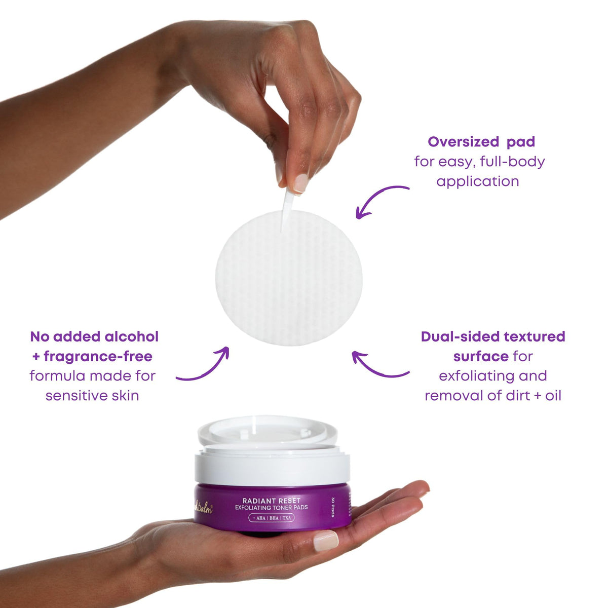 Bushbalm Bermuda Dark Spot Oil droplet on skin illustrating hydration and brightening