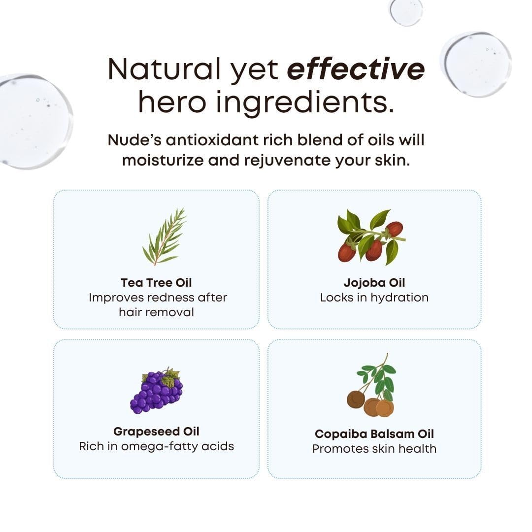 Label detail on Bushbalm bottle showing ingredient clarity and gentle formula