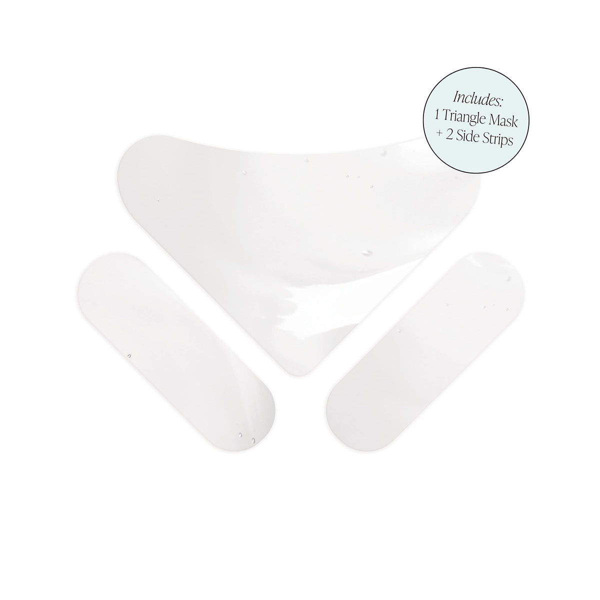 Bushbalm single-use bikini strip removed from backing ready to apply for targeted soothing
