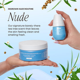 Bushbalm label and ingredient panel highlighting vegan formula