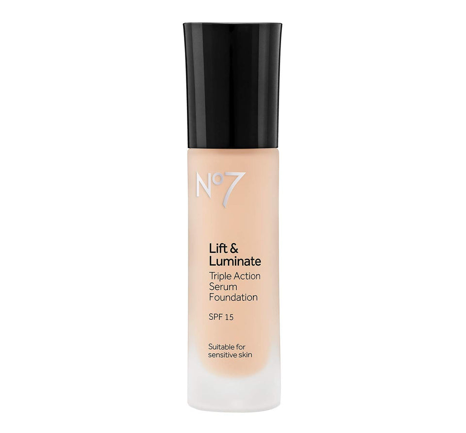 BUTO Boots No7 front packaging showing warm beige shade and SPF 15 benefit