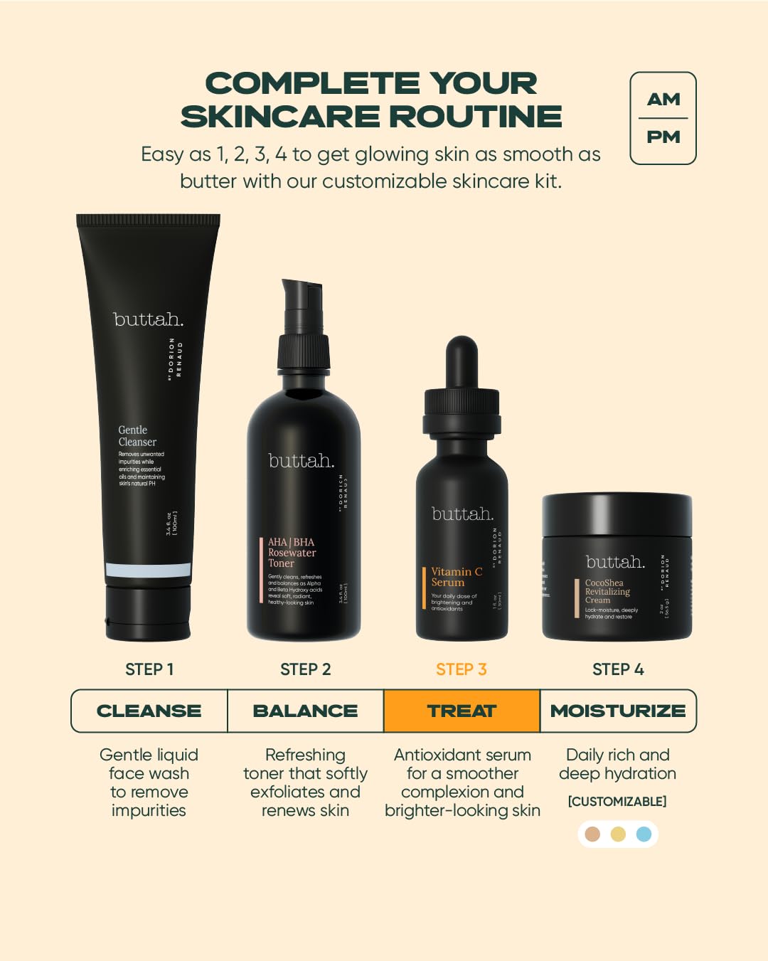 buttah bottle staged in morning routine highlighting daily-use convenience benefit