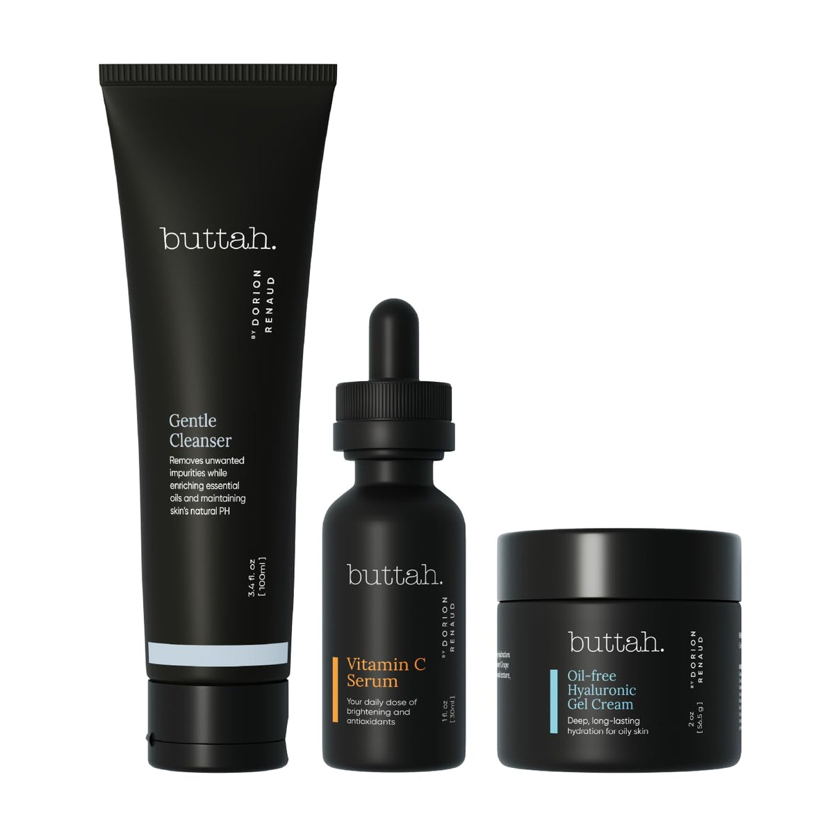 buttah front packaging showing the 2oz bottle and clean design for daily hydration