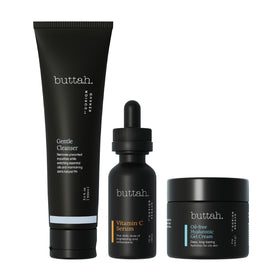 buttah front packaging showing the 2oz bottle and clean design for daily hydration