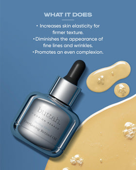 buttah. texture on hand illustrating lightweight absorbent finish benefit