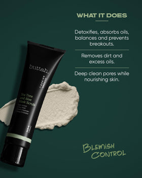 buttah product in use on face in bathroom, demonstrates cleansing and smoothing effect