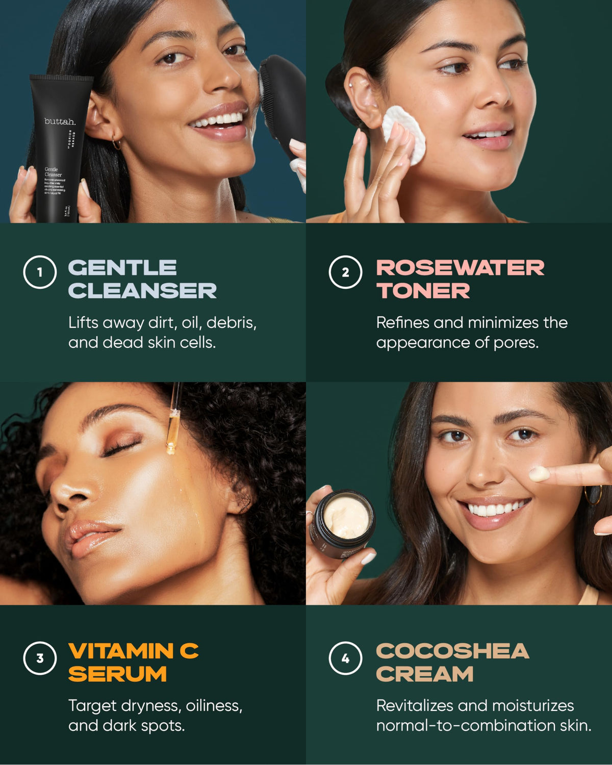 buttah. vitamin C serum dropper texture brightens and evens tone