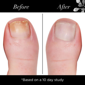 butter LONDON application on bare nail showing one-coat result benefit: instant brightness