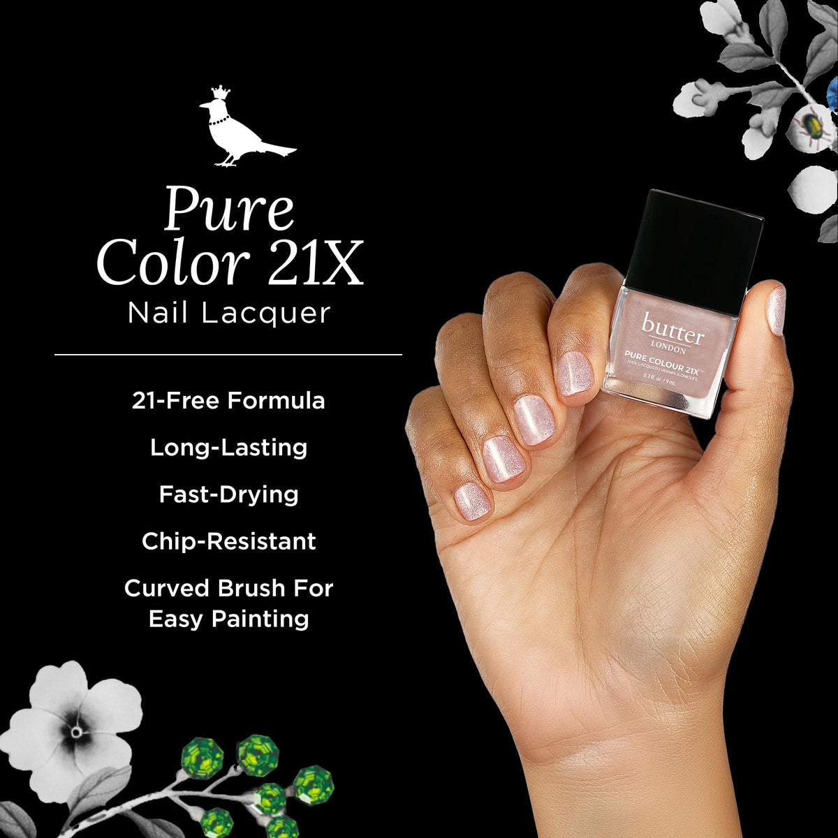 butter LONDON brush stroke showing smooth application and even coverage