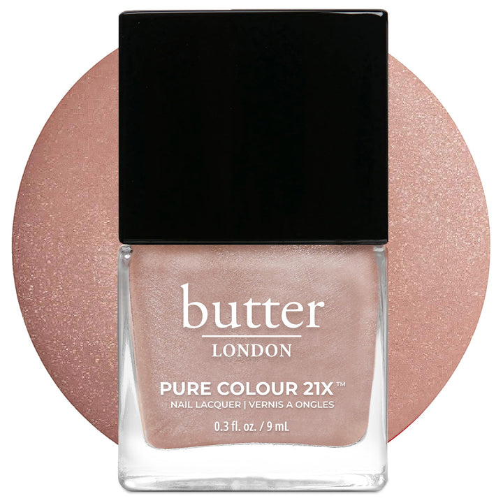 butter LONDON front bottle view showing Champagne Princess glossy polish