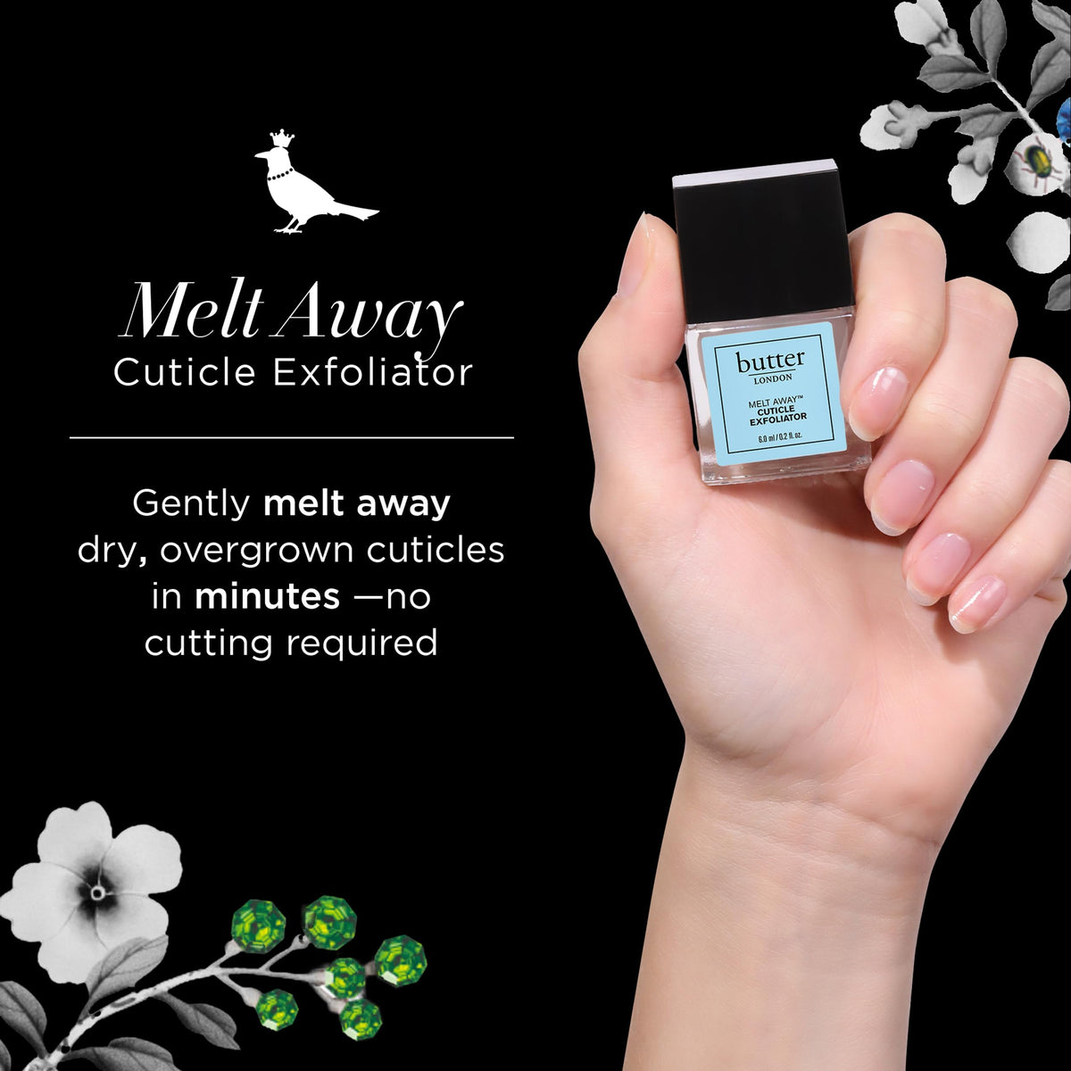 butter LONDON close-up of liquid texture demonstrating gentle action