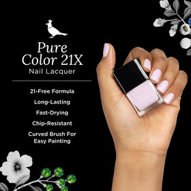 butter LONDON brush stroke detail displaying smooth English Lavender coverage