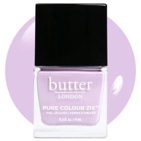 butter LONDON front packaging showing English Lavender glossy finish and benefits