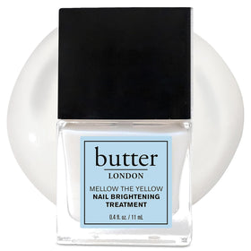 butter LONDON front bottle showing label and elegant finish benefit: clear brightening