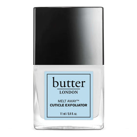 butter LONDON front packaging showing Melt Away bottle and brand benefit