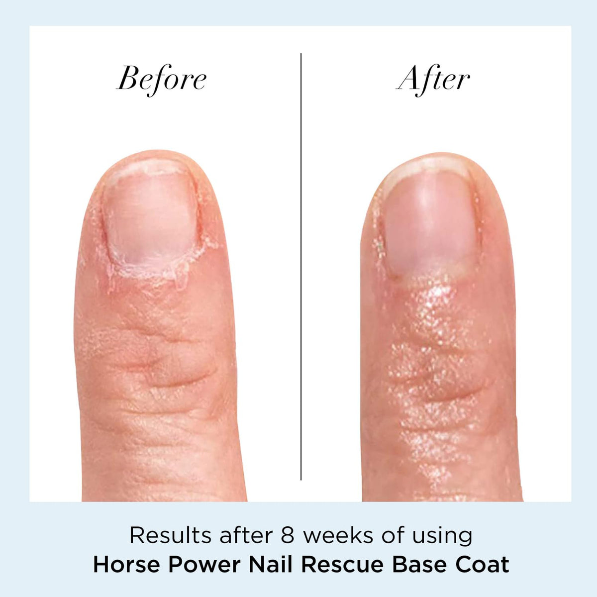 butter LONDON applying Horse Power on nails to help prevent chipping