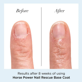 butter LONDON applying Horse Power on nails to help prevent chipping