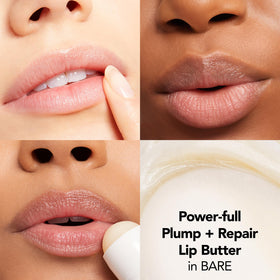 BUXOM applying on lips in hand demonstrating instant plumping and glossy finish
